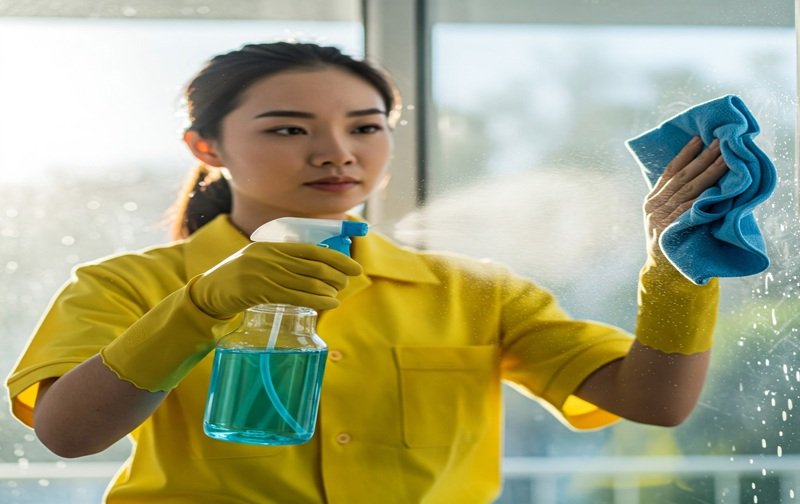 window cleaning at home