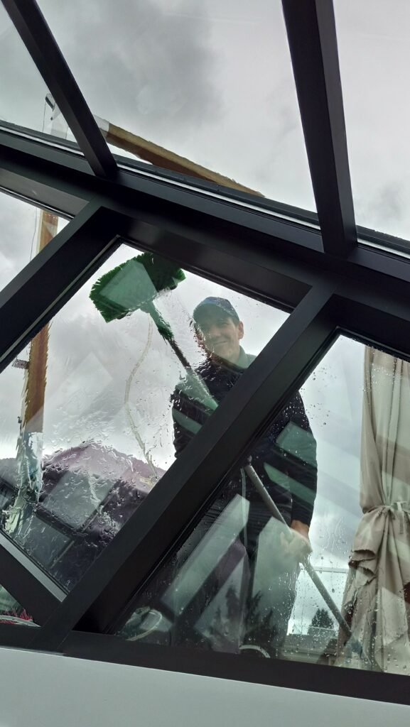 Construction Cleaning 5 glass washing